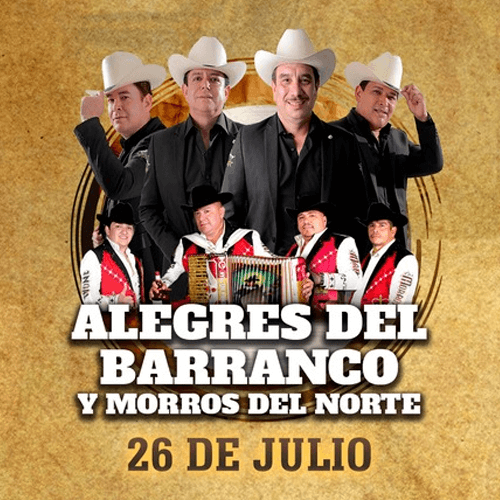 boletos Alegres del Barranco Palenque Feria Nacional de Durango FENADU 2024